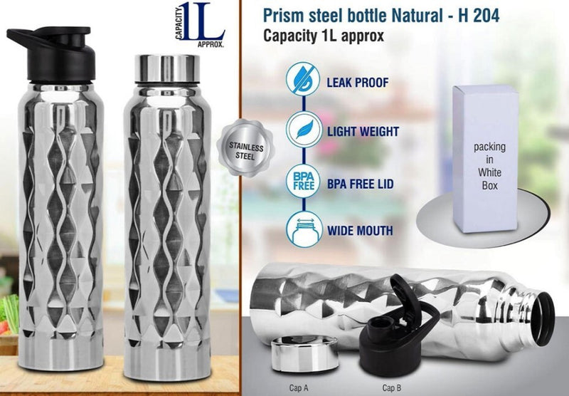 Stainless Steel (Straight Water Bottle) - 750ml | Durable Design, Easy To Clean, Suitable For Hot And Cold Beverages, Versatile Mug And Bottle Combo